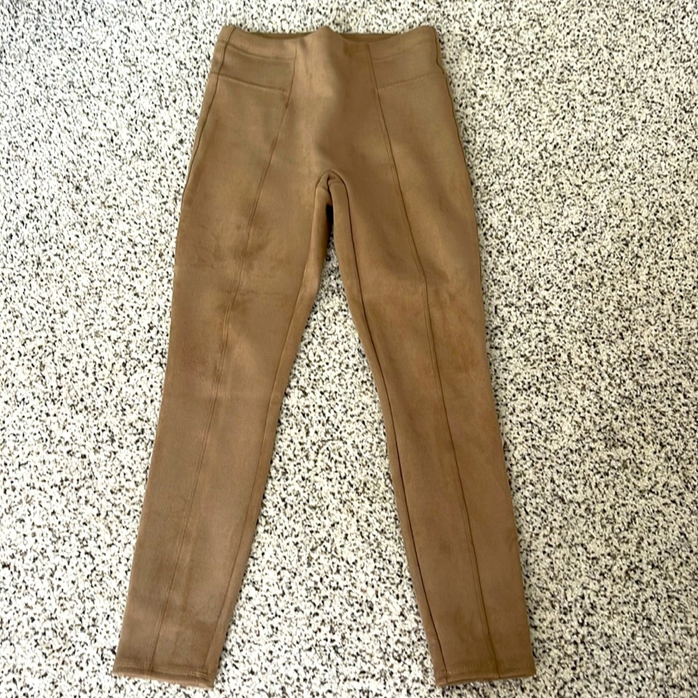 Spanx Faux Suede Leggings Size Small Petite